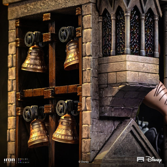 Iron Studios: El Jorobado De Notre Dame - Quasimodo Deluxe Escala de Arte 1/10