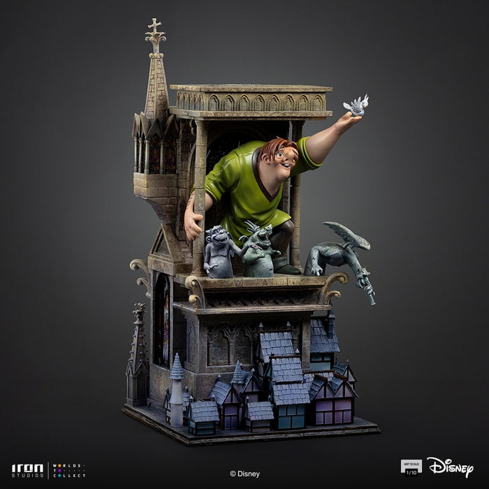Iron Studios: El Jorobado De Notre Dame - Quasimodo Deluxe Escala de Arte 1/10