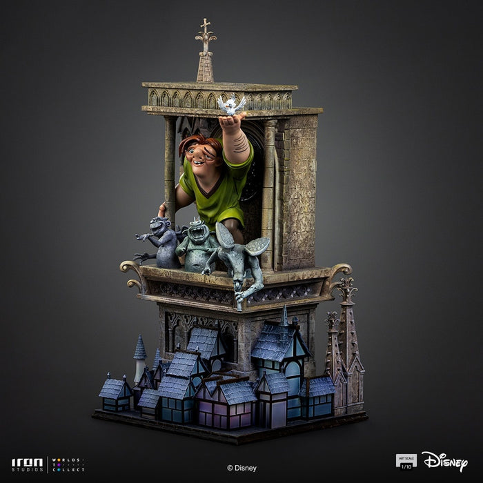 Iron Studios: El Jorobado De Notre Dame - Quasimodo Deluxe Escala de Arte 1/10
