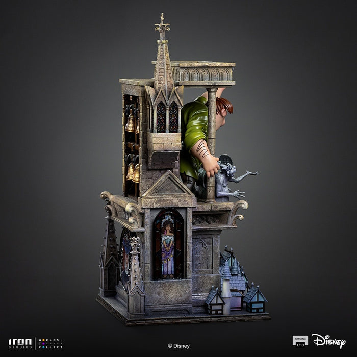 Iron Studios: El Jorobado De Notre Dame - Quasimodo Deluxe Escala de Arte 1/10