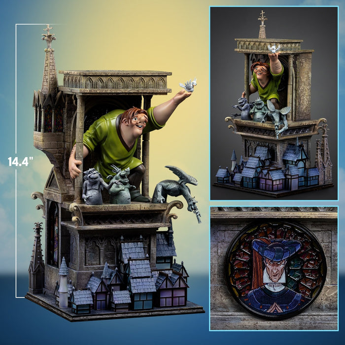 Iron Studios: El Jorobado De Notre Dame - Quasimodo Deluxe Escala de Arte 1/10