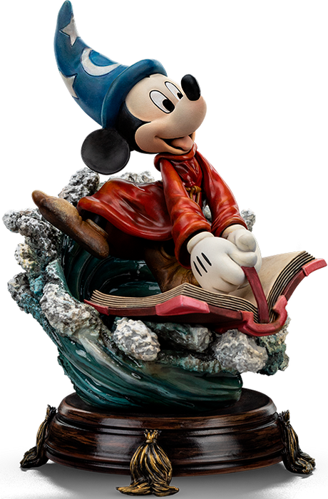 IRON Studios: Disney - Hechicero Mickey Deluxe Escala De Arte 1/10