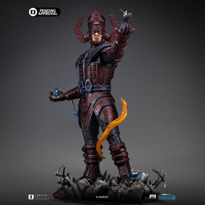 IRON Studios: Marvel Los 4 Fantasticos - Galactus Diorama Deluxe Demi Escala De Arte 1/20