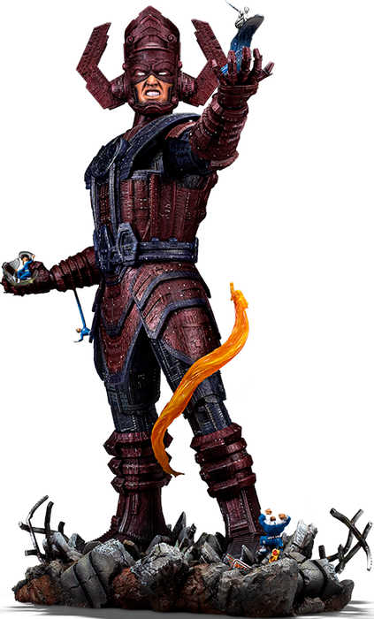 IRON Studios: Marvel Los 4 Fantasticos - Galactus Diorama Deluxe Demi Escala De Arte 1/20