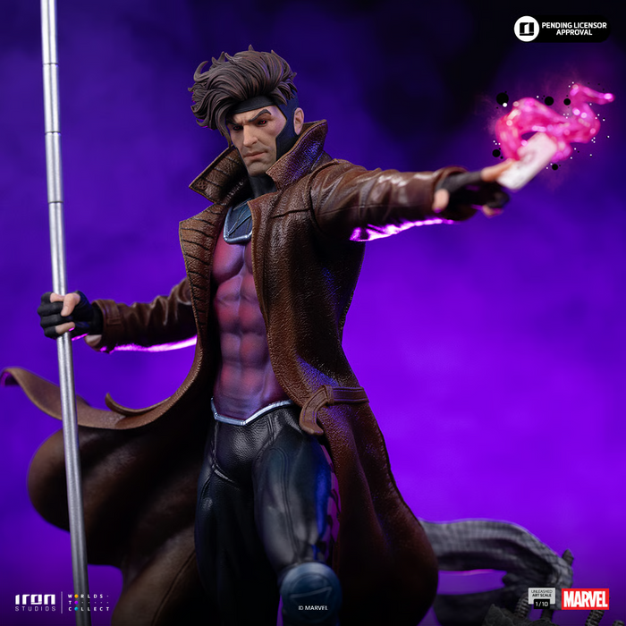 Iron Studios: X-Men - Gambito Unleashed Escala de Arte 1/10