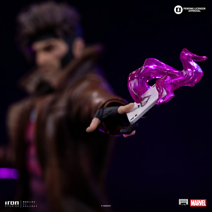 Iron Studios: X-Men - Gambito Unleashed Escala de Arte 1/10