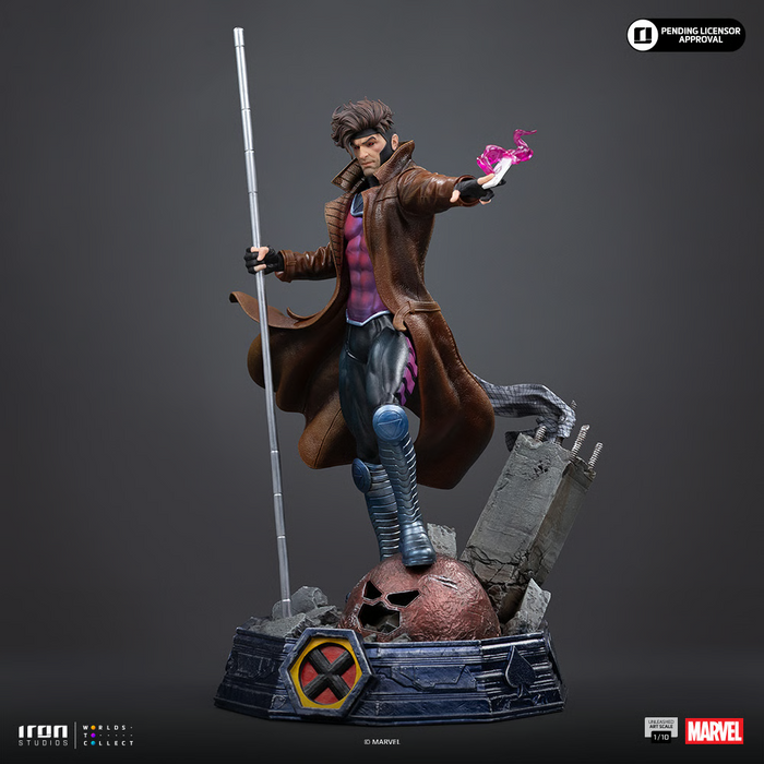 Iron Studios: X-Men - Gambito Unleashed Escala de Arte 1/10