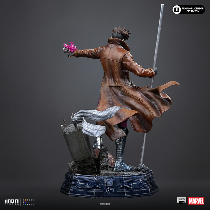 Iron Studios: X-Men - Gambito Unleashed Escala de Arte 1/10