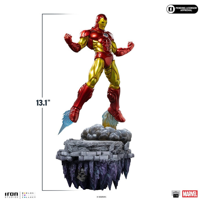 Iron Studios: Marvel Infinity Gauntlet Diorama -  Iron Man BDS Escala de Arte 1/10