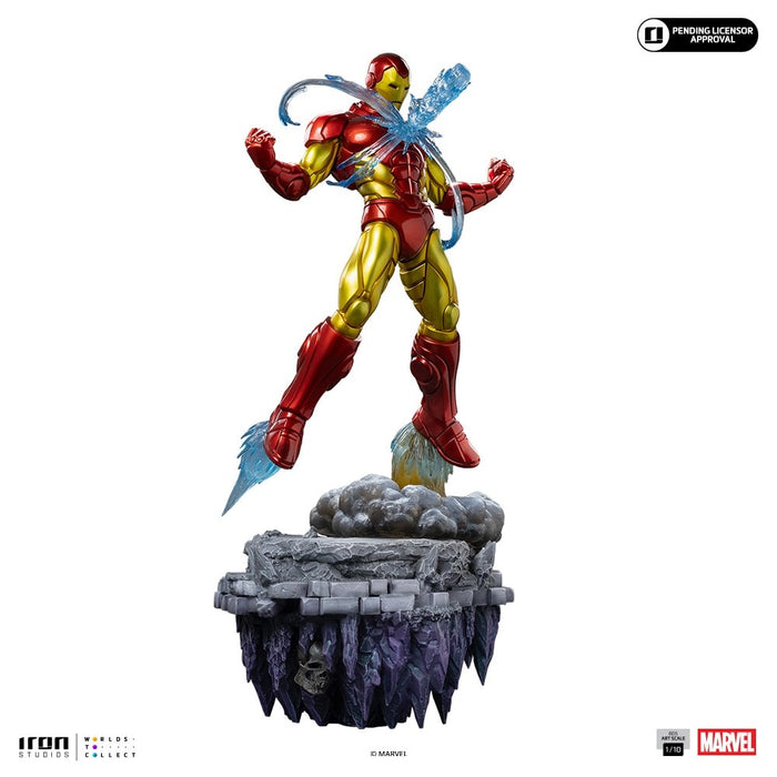 Iron Studios: Marvel Infinity Gauntlet Diorama -  Iron Man BDS Escala de Arte 1/10