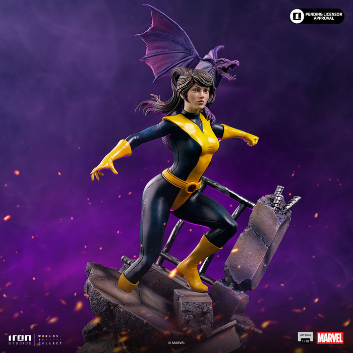 Iron Studios: X-Men Comics - Kitty Pride y Lockheed BDS Escala de Arte 1/10