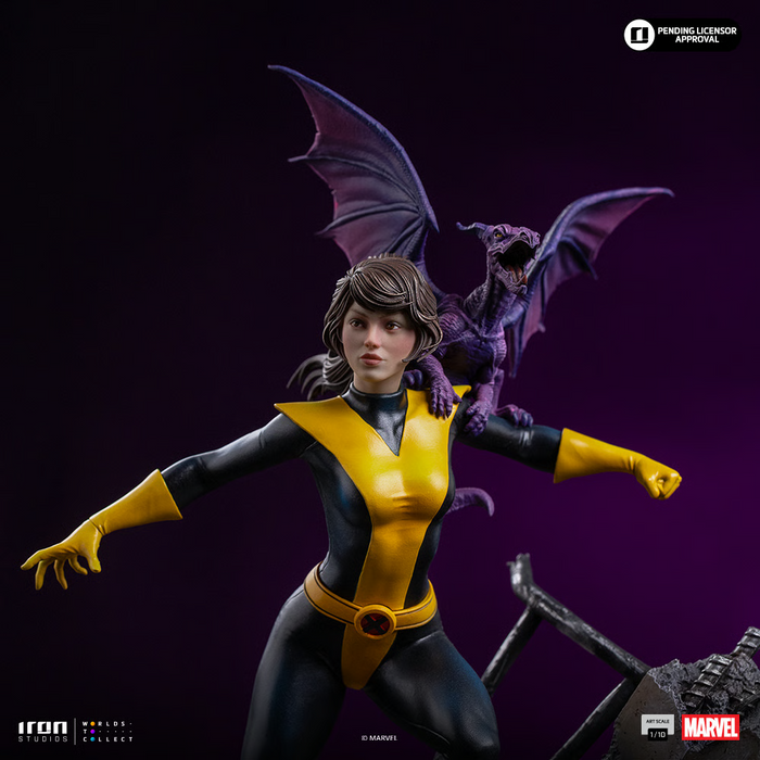Iron Studios: X-Men Comics - Kitty Pride y Lockheed BDS Escala de Arte 1/10