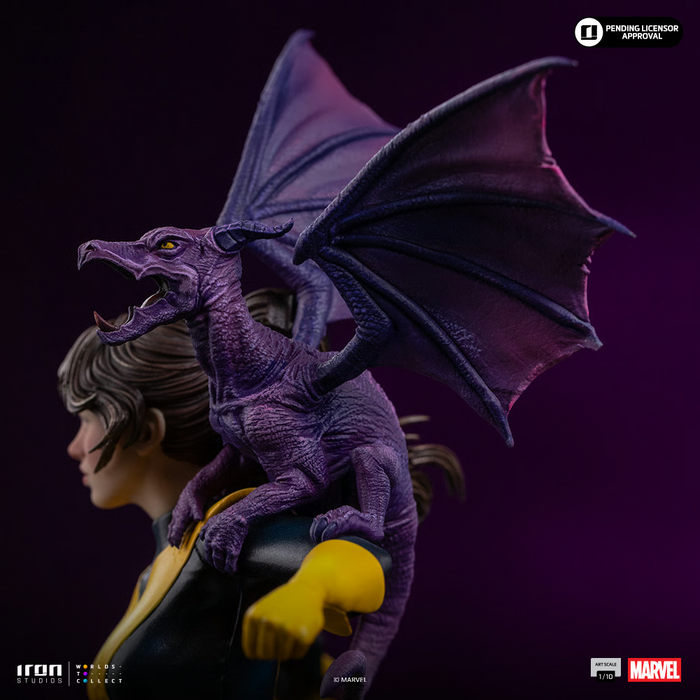 Iron Studios: X-Men Comics - Kitty Pride y Lockheed BDS Escala de Arte 1/10