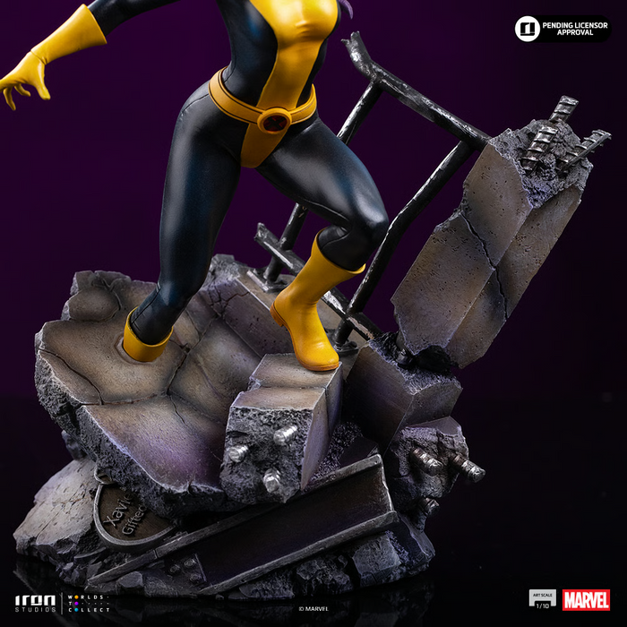 Iron Studios: X-Men Comics - Kitty Pride y Lockheed BDS Escala de Arte 1/10