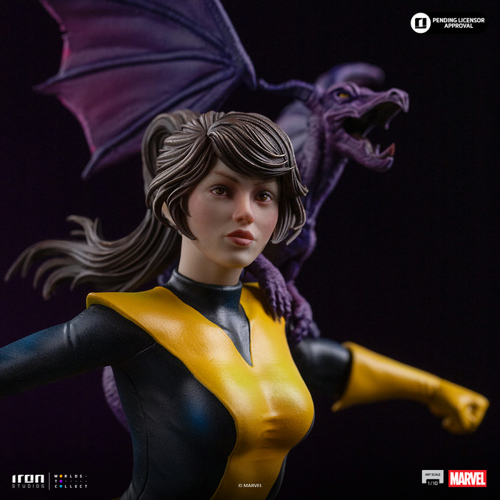 Iron Studios: X-Men Comics - Kitty Pride y Lockheed BDS Escala de Arte 1/10
