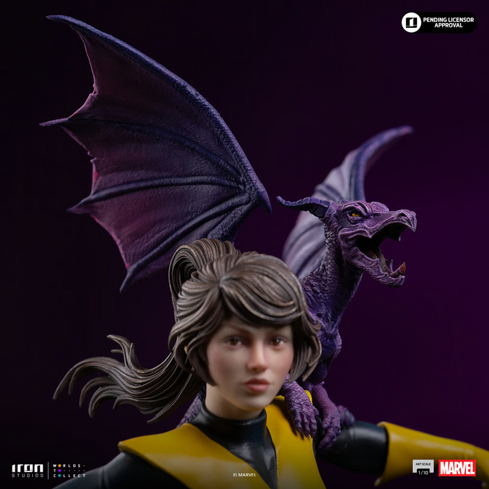 Iron Studios: X-Men Comics - Kitty Pride y Lockheed BDS Escala de Arte 1/10