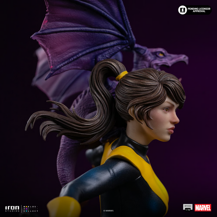 Iron Studios: X-Men Comics - Kitty Pride y Lockheed BDS Escala de Arte 1/10