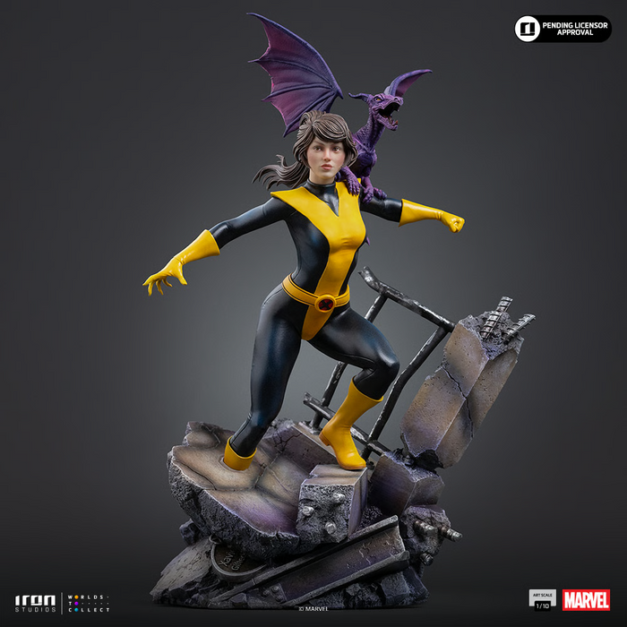 Iron Studios: X-Men Comics - Kitty Pride y Lockheed BDS Escala de Arte 1/10