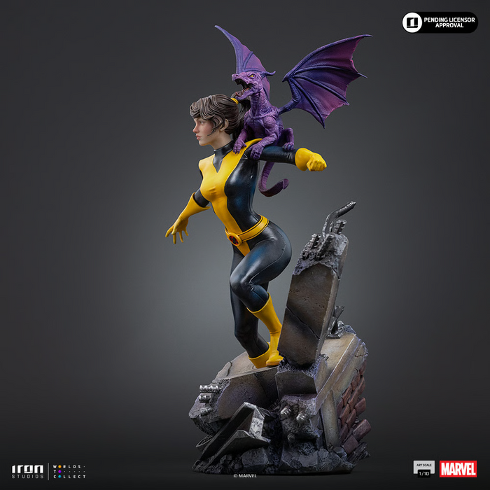 Iron Studios: X-Men Comics - Kitty Pride y Lockheed BDS Escala de Arte 1/10