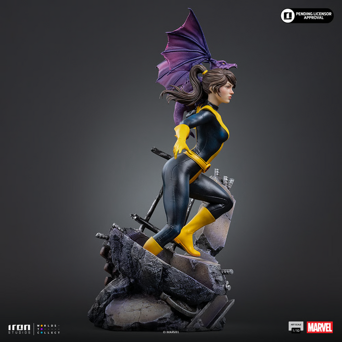 Iron Studios: X-Men Comics - Kitty Pride y Lockheed BDS Escala de Arte 1/10