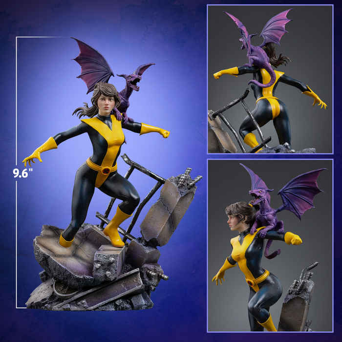 Iron Studios: X-Men Comics - Kitty Pride y Lockheed BDS Escala de Arte 1/10