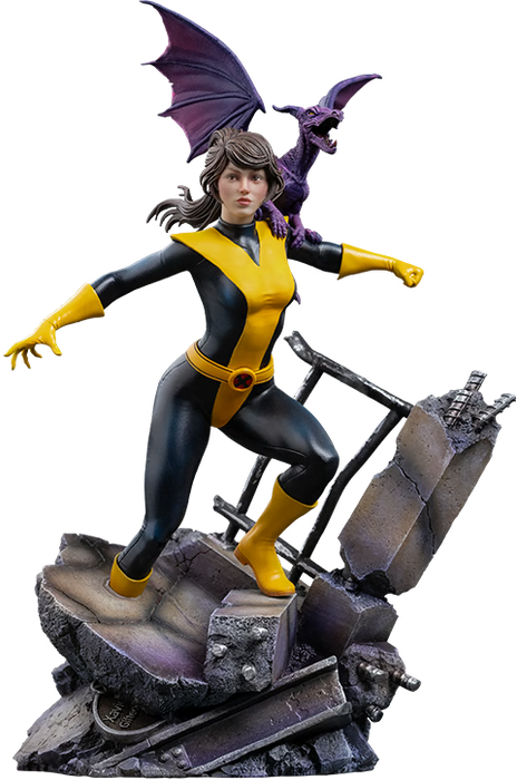 Iron Studios: X-Men Comics - Kitty Pride y Lockheed BDS Escala de Arte 1/10