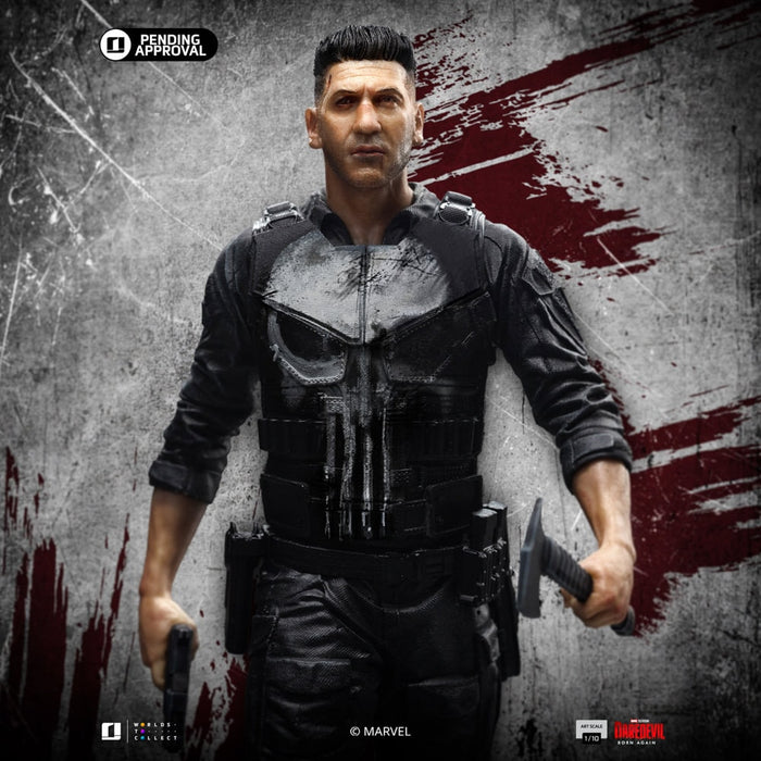 IRON Studios: Marvel Daredevil Born Again - Punisher Escala De Arte 1/10