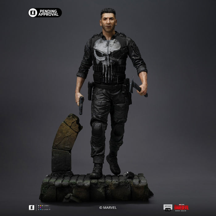IRON Studios: Marvel Daredevil Born Again - Punisher Escala De Arte 1/10
