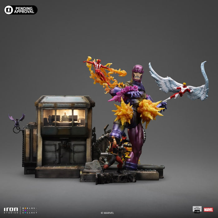 IRON Studios: Marvel X Men - Danger Room B Demi Escala de Arte 1/20