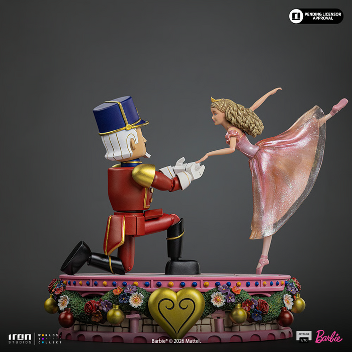 Iron Studios: Barbie 25th Anniversary - Barbie y Cascanueces Deluxe Escala de Arte 1/10