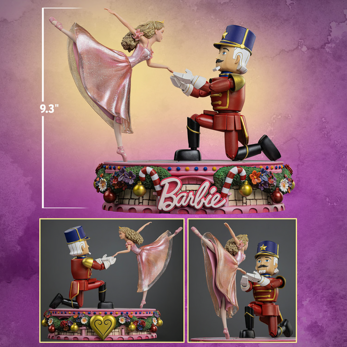 Iron Studios: Barbie 25th Anniversary - Barbie y Cascanueces Deluxe Escala de Arte 1/10