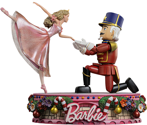Iron Studios: Barbie 25th Anniversary - Barbie y Cascanueces Deluxe Escala de Arte 1/10