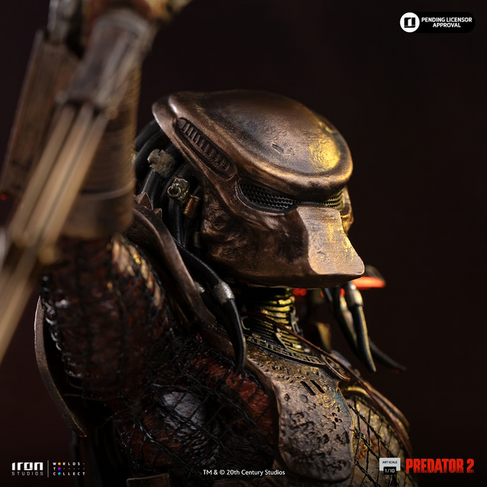 Iron Studios: Predator 2 - Predator City Hunter Escala de Arte 1/10