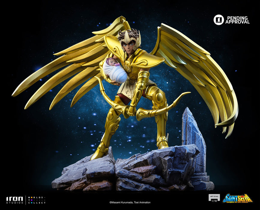 IRON Studios: Los Caballeros Del Zodiaco - Aiolos de Sagitario Escala de Arte 1/10