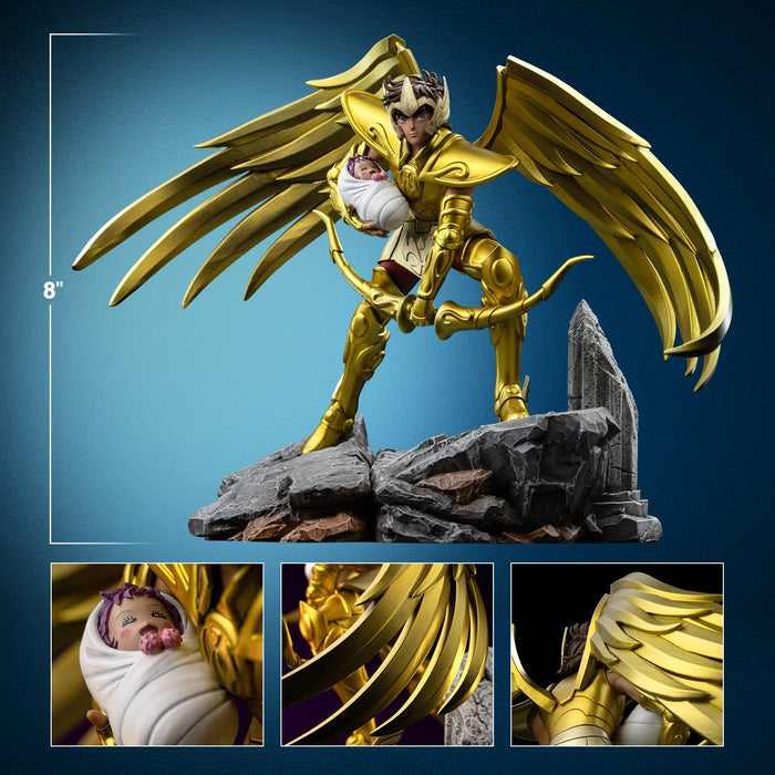 IRON Studios: Los Caballeros Del Zodiaco - Aiolos de Sagitario Escala de Arte 1/10
