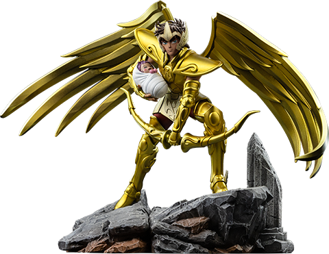 IRON Studios: Los Caballeros Del Zodiaco - Aiolos de Sagitario Escala de Arte 1/10