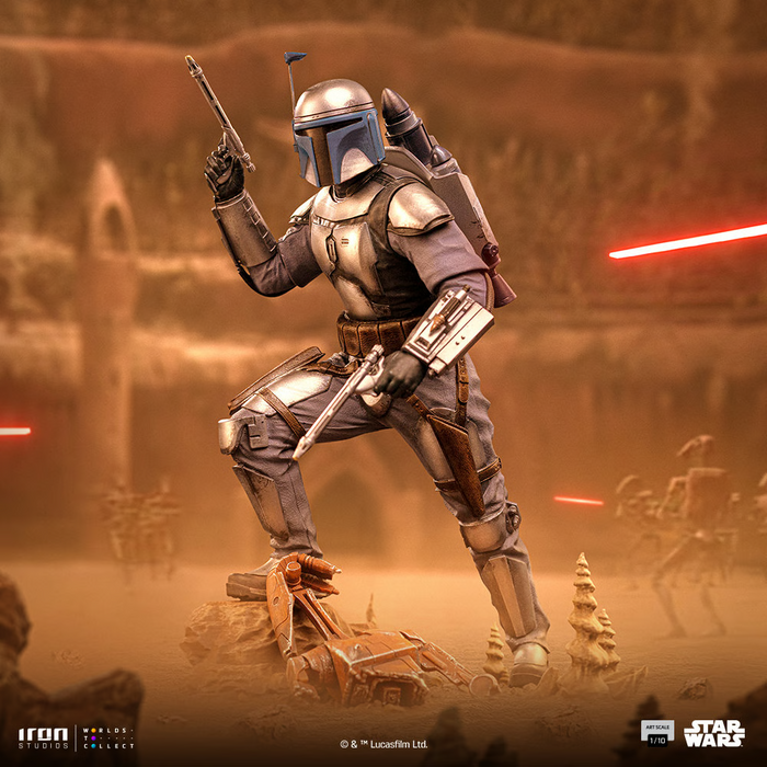 Iron Studios: Star Wars - Jango Fett Escala de Arte 1/10
