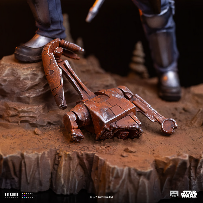 Iron Studios: Star Wars - Jango Fett Escala de Arte 1/10