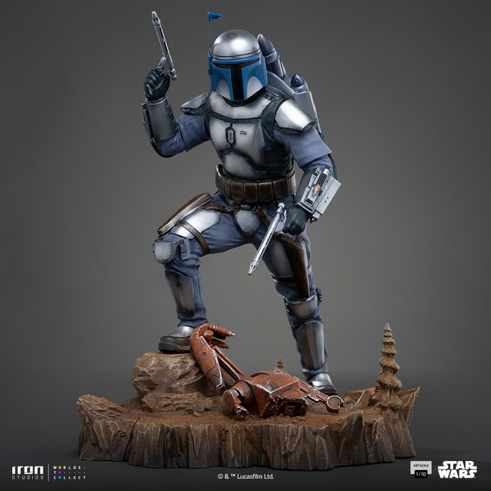 Iron Studios: Star Wars - Jango Fett Escala de Arte 1/10