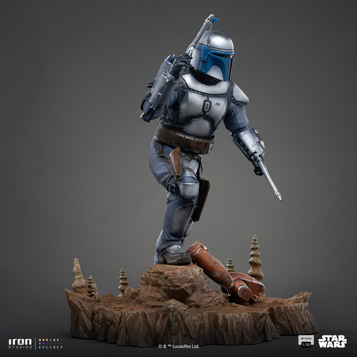 Iron Studios: Star Wars - Jango Fett Escala de Arte 1/10