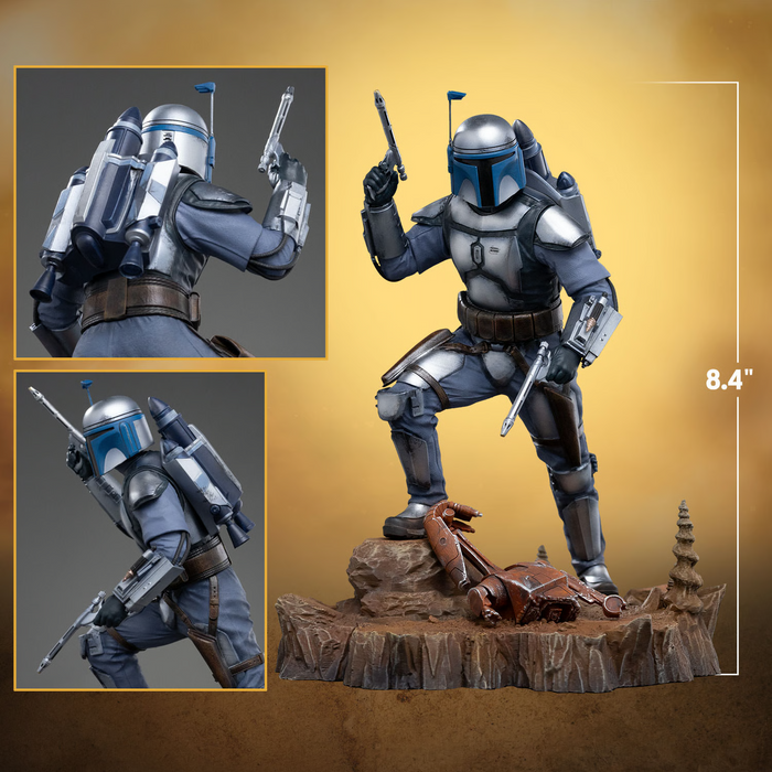 Iron Studios: Star Wars - Jango Fett Escala de Arte 1/10