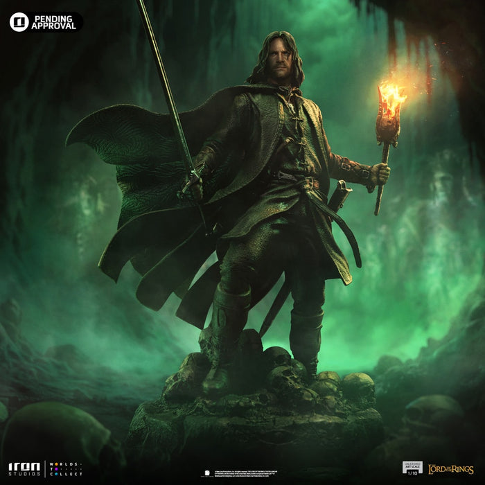 IRON Studios: The Lord Of The Rings - Argorn Unleashed Escala de Arte 1/10