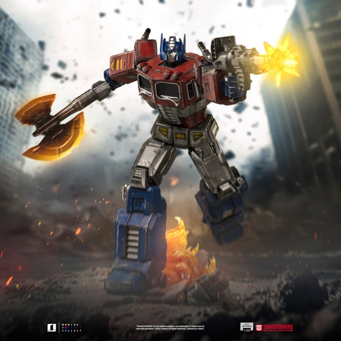 IRON Studios: Transformers - Optimus Prime Demi Escala De Arte 1/20