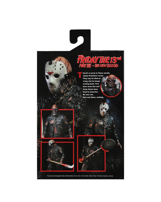 NECA Figura de Accion Ultimate: Viernes 13 Parte 7 - Jason Nueva Sangre 7 Pulgadas