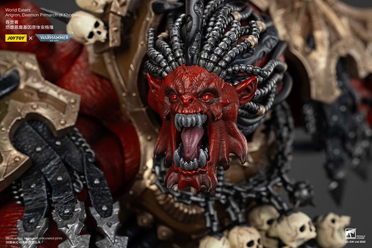 Joytoy: Warhammer 40K - Angron Daemon Primarch Of Khorne Escala 1/8