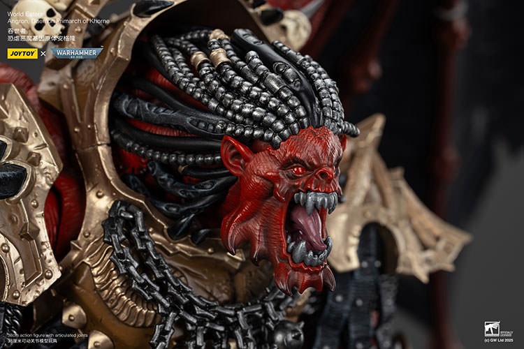 Joytoy: Warhammer 40K - Angron Daemon Primarch Of Khorne Escala 1/8