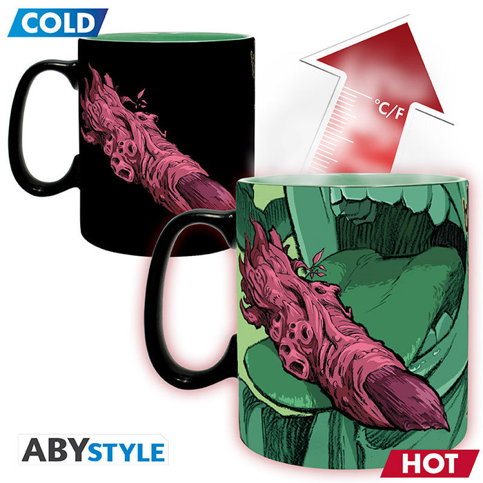 ABYstyle Taza De Ceramica Termocromatica: Jujutsu Kaisen - Itadori y Sukuna 460 ml