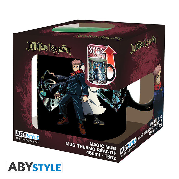 ABYstyle Taza De Ceramica Termocromatica: Jujutsu Kaisen - Itadori y Sukuna 460 ml