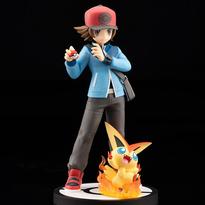 Kotobukiya ARTFX J: Pokemon - Hilbert y Victini Escala 1/8