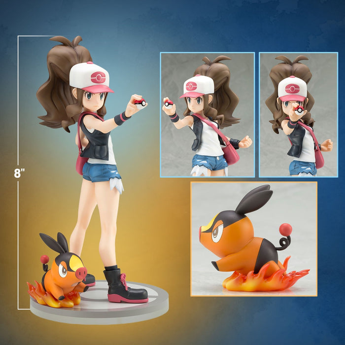 Kotobukiya ARTFX J: Pokemon - Hilda con Tepig Escala 1/8
